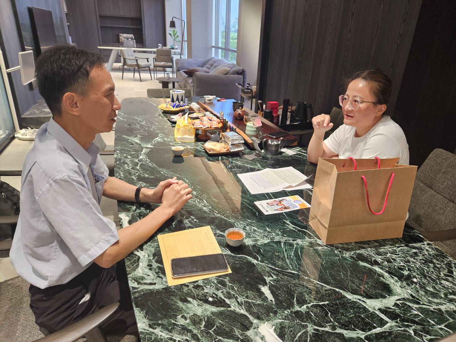 與傑群公司面談交流1