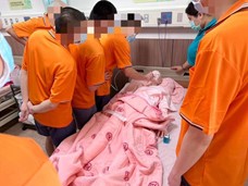 收容人成功考取照服員技能檢定證照成果發表會記者李文德攝